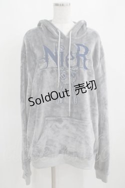 画像1: NieR Clothing / もこもこプルパーカー  グレー H-25-03-31-038-PU-TO-KB-ZH