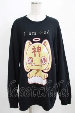 画像1: NieR Clothing / プリントSWEAT  2XL ブラック H-25-03-31-039-PU-TO-KB-ZI