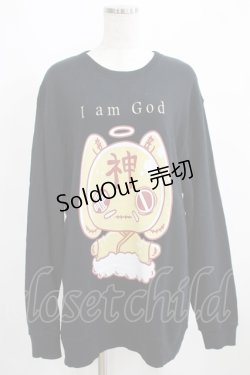 画像1: NieR Clothing / プリントSWEAT  2XL ブラック H-25-03-31-039-PU-TO-KB-ZI