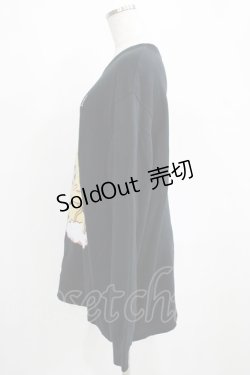 画像2: NieR Clothing / プリントSWEAT  2XL ブラック H-25-03-31-039-PU-TO-KB-ZI