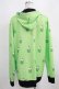 画像3: NieR Clothing / 総柄ZIPパーカー  グリーン H-25-03-31-043-PU-TO-KB-ZH (3)