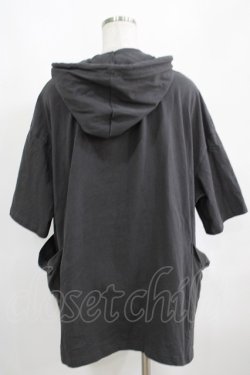画像3: NieR Clothing / ポケット刺繍プルパーカー  グレー H-25-03-31-044-PU-TO-KB-ZH