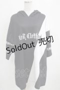 NieR Clothing / 半袖プルパーカー  黒 H-25-03-31-045-PU-TO-KB-ZH