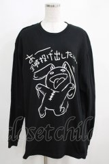 NieR Clothing / COTTON LONG CUTSEW XL 黒 H-25-03-31-049-PU-TO-KB-ZI