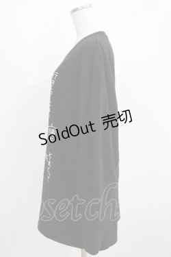 画像2: NieR Clothing / COTTON LONG CUTSEW XL 黒 H-25-03-31-050-PU-TO-KB-ZH