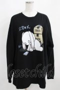 NieR Clothing / COTTON LONG CUTSEW XL 黒 H-25-03-31-052-PU-TO-KB-ZI
