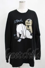 NieR Clothing / COTTON LONG CUTSEW XL 黒 H-25-03-31-052-PU-TO-KB-ZI