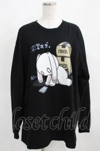 NieR Clothing / COTTON LONG CUTSEW XL 黒 H-25-03-31-052-PU-TO-KB-ZI