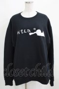 NieR Clothing / プリントSWEAT  L 黒 H-25-03-31-053-PU-TO-KB-ZH