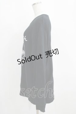 画像2: NieR Clothing / プリントSWEAT  XL 黒 H-25-03-31-054-PU-TO-KB-ZH