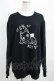 画像1: NieR Clothing / プリントSWEAT  XL 黒 H-25-03-31-055-PU-TO-KB-ZI (1)