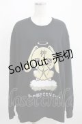NieR Clothing / プリントSWEAT  2XL 黒 H-25-03-31-056-PU-TO-KB-ZI