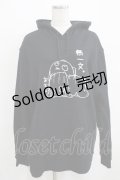 NieR Clothing / プリントプルパーカー XL 黒 H-25-03-31-057-PU-TO-KB-ZH
