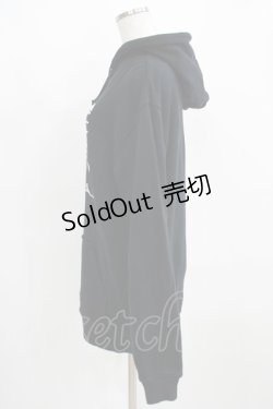 画像2: NieR Clothing / プリントプルパーカー XL 黒 H-25-03-31-057-PU-TO-KB-ZH