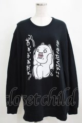 NieR Clothing / プリントSWEAT  2XL 黒 H-25-03-31-059-PU-TO-KB-ZI