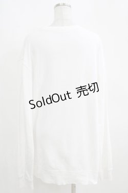 画像3: NieR Clothing / プリントSWEAT  2XL 白 H-25-03-31-060-PU-TO-KB-ZH