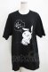 画像1: NieR Clothing / プリントCOTTON CUTSEW XL 黒 H-25-03-31-065-PU-TO-KB-ZH (1)