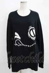 NieR Clothing / プリントSWEAT  2XL 黒 H-25-03-31-066-PU-TO-KB-ZI