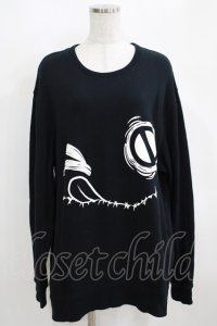 NieR Clothing / プリントSWEAT  2XL 黒 H-25-03-31-066-PU-TO-KB-ZI