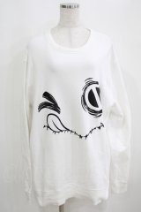 NieR Clothing / プリントSWEAT  2XL 白 H-25-03-31-068-PU-TO-KB-ZH