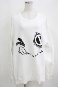 NieR Clothing / プリントSWEAT  2XL 白 H-25-03-31-068-PU-TO-KB-ZH