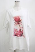 NieR Clothing / プリントCOTTON CUTSEW XL 白 H-25-03-31-071-PU-TO-KB-ZH