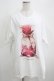 画像1: NieR Clothing / プリントCOTTON CUTSEW XL 白 H-25-03-31-071-PU-TO-KB-ZH (1)