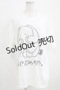 NieR Clothing / プリントCOTTON CUTSEW XL 白 H-25-03-31-072-PU-TO-KB-ZH