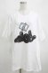 画像1: NieR Clothing / プリントCOTTON CUTSEW XL 白 H-25-03-31-075-PU-TO-KB-ZH (1)