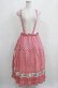 画像1: Jane Marple / Polka dots parade suspenders skirt  ピンク H-25-03-31-009-JM-SK-KB-ZH (1)