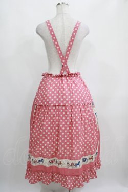 画像3: Jane Marple / Polka dots parade suspenders skirt  ピンク H-25-03-31-009-JM-SK-KB-ZH