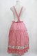 画像3: Jane Marple / Polka dots parade suspenders skirt  ピンク H-25-03-31-009-JM-SK-KB-ZH (3)