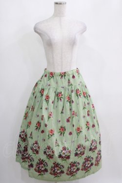 画像4: Jane Marple Dans Le Salon / Viola gardenフラッフィースカート  シトロングリーン H-25-03-31-010-JM-SK-KB-ZH