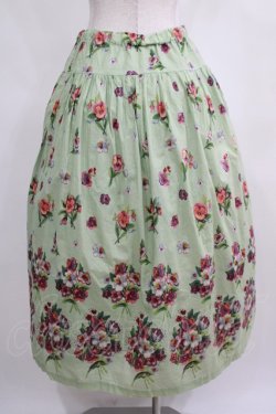 画像3: Jane Marple Dans Le Salon / Viola gardenフラッフィースカート  シトロングリーン H-25-03-31-010-JM-SK-KB-ZH