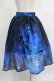画像3: NieR Clothing /UE BUTTERFLY SHEER SKIRT【裏地付き】  ブルー H-25-03-31-012-PU-SK-KB-ZH (3)