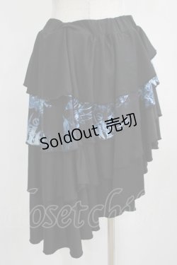 画像3: NieR Clothing / インナーパンツ付スカート  黒 H-25-03-31-015-PU-SK-KB-ZH