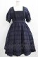 画像1: Sheglit / "Cosette"チェックワンピース M 紺 H-25-03-31-003-EL-OP-KB-ZH (1)