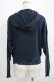 画像3: Jane Marple Dans Le Salon / Cotton cashmere bow ribbon hoodie  ネイビー H-25-04-01-027-JM-TO-KB-ZH (3)