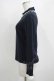 画像2: Jane Marple / Royal-fraise lace-trim pullover  ネイビー×アイボリー H-25-04-01-029-JM-OP-KB-ZH (2)