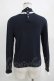 画像3: Jane Marple / Royal-fraise lace-trim pullover  ネイビー×アイボリー H-25-04-01-029-JM-OP-KB-ZH (3)