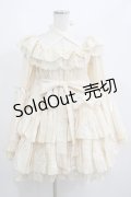 Vallee lys / Coquelicot Dress -gauze-  アイボリー H-25-04-01-034-GO-OP-KB-ZH