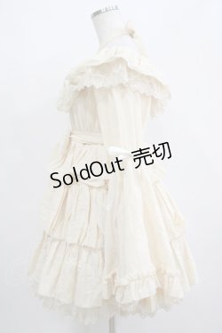 画像2: Vallee lys / Coquelicot Dress -gauze-  アイボリー H-25-04-01-034-GO-OP-KB-ZH