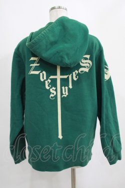 画像3: ZOESTYLES / HOODED ZOE THE CROSS M グリーン×ベージュ×イエロー H-25-04-01-035-GO-TO-KB-ZH