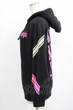 画像2: ZOESTYLES / HOODED BADBOYZ ROCK M 黒×バーガンディ×サンドベージュ H-25-04-01-036-GO-TO-KB-ZH