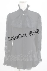 MIHO MATSUDA / ブラウス・グロット M 黒 H-25-04-01-038-GO-BL-KB-ZH