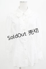 MIHO MATSUDA / ブラウス・リロゼ M 白 H-25-04-01-039-GO-BL-KB-ZH