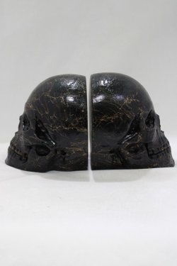 画像1: THE BLACKENED TEETH / Full Skull Bookends   H-25-04-01-051-PU-ZA-KB-ZH