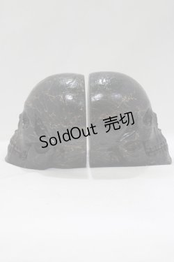画像1: THE BLACKENED TEETH / Full Skull Bookends   H-25-04-01-051-PU-ZA-KB-ZH