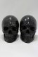 画像2: THE BLACKENED TEETH / Full Skull Bookends   H-25-04-01-051-PU-ZA-KB-ZH (2)