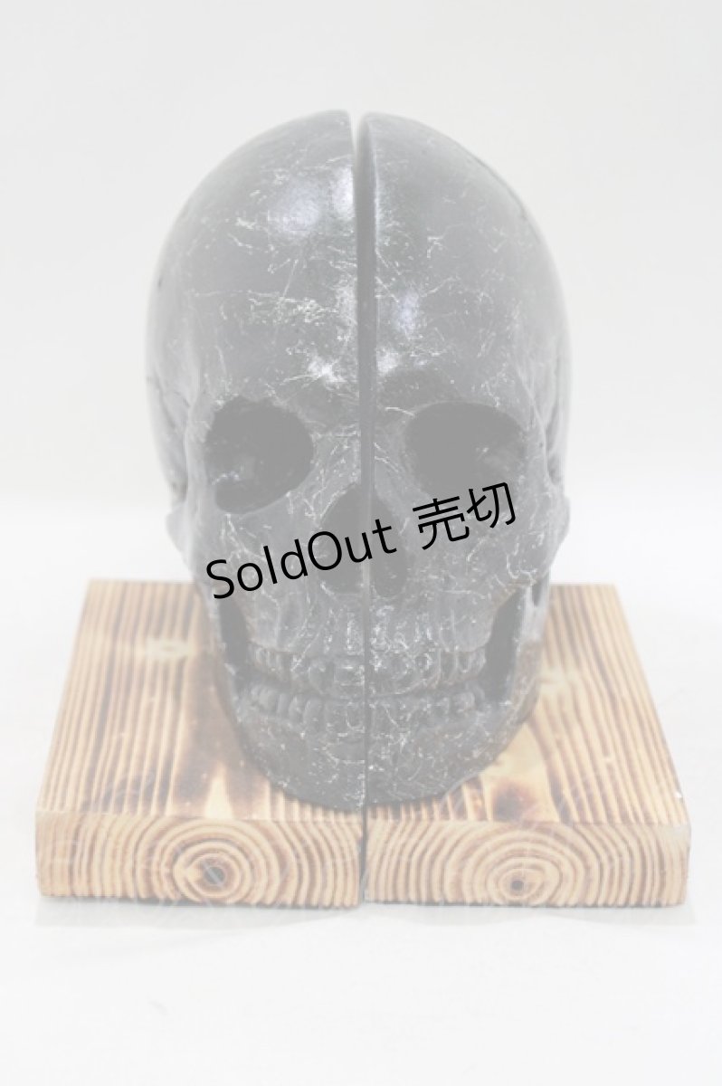 画像1: 【SALE】THE BLACKENED TEETH / Skull Bookends   H-25-04-01-053-PU-ZA-KB-ZT-W004 (1)